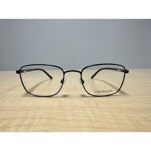Calvin Klein CK21301 001 Black Square Eyeglasses Frames 53-20-145